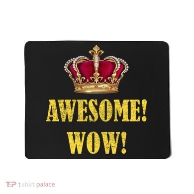 King George Awesome Wow Found Father Hamilton Mousepad