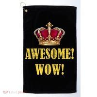 King George Awesome Wow Found Father Hamilton Golf Towel thumb 0
