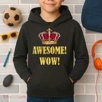 King George Awesome Wow Found Father Hamilton Kids Hoodie thumb 2