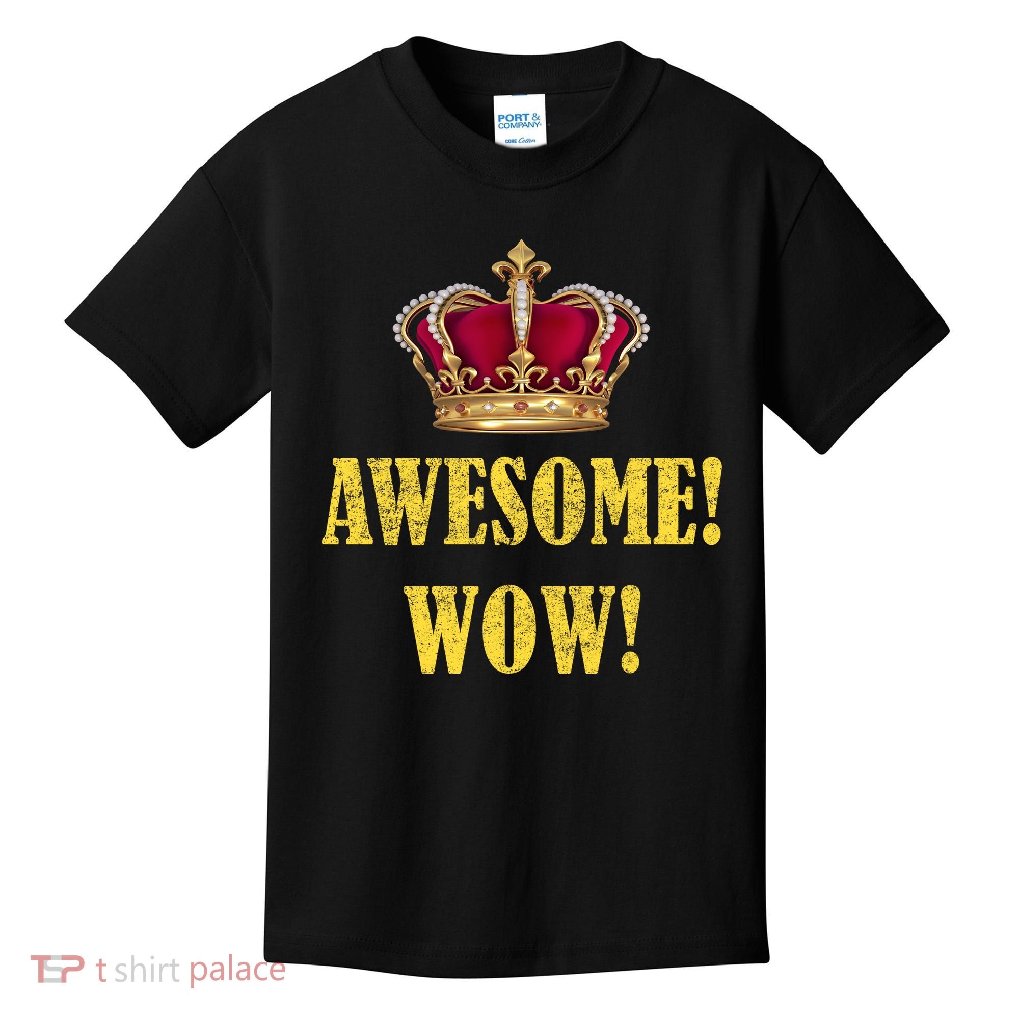 King George Awesome Wow Found Father Hamilton Kids T-Shirt