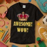 King George Awesome Wow Found Father Hamilton Kids T-Shirt thumb 3