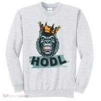 King Gorilla Apes HODL Wall Street Stock Market Sweatshirt thumb 0