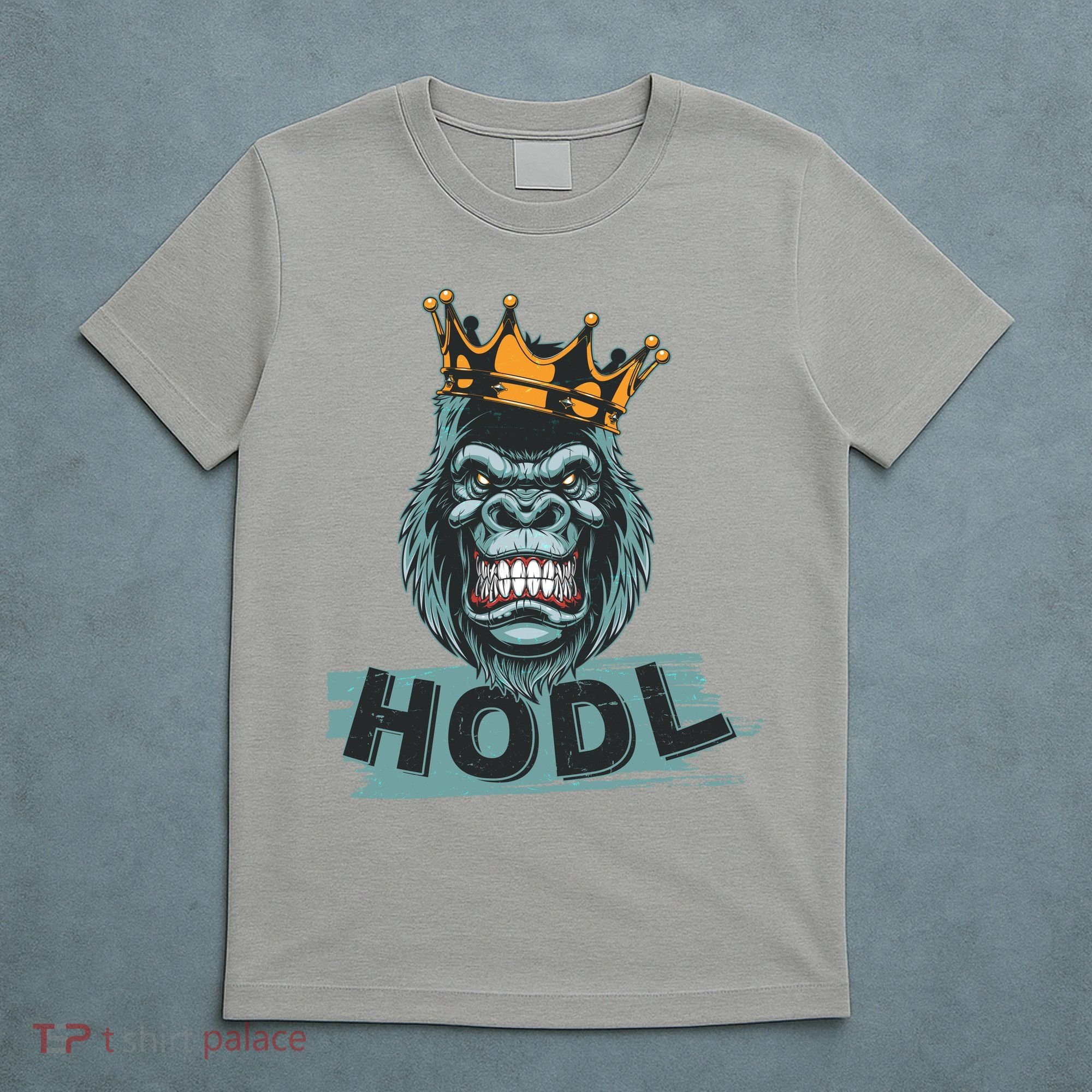 King Gorilla Apes HODL Wall Street Stock Market T-Shirt