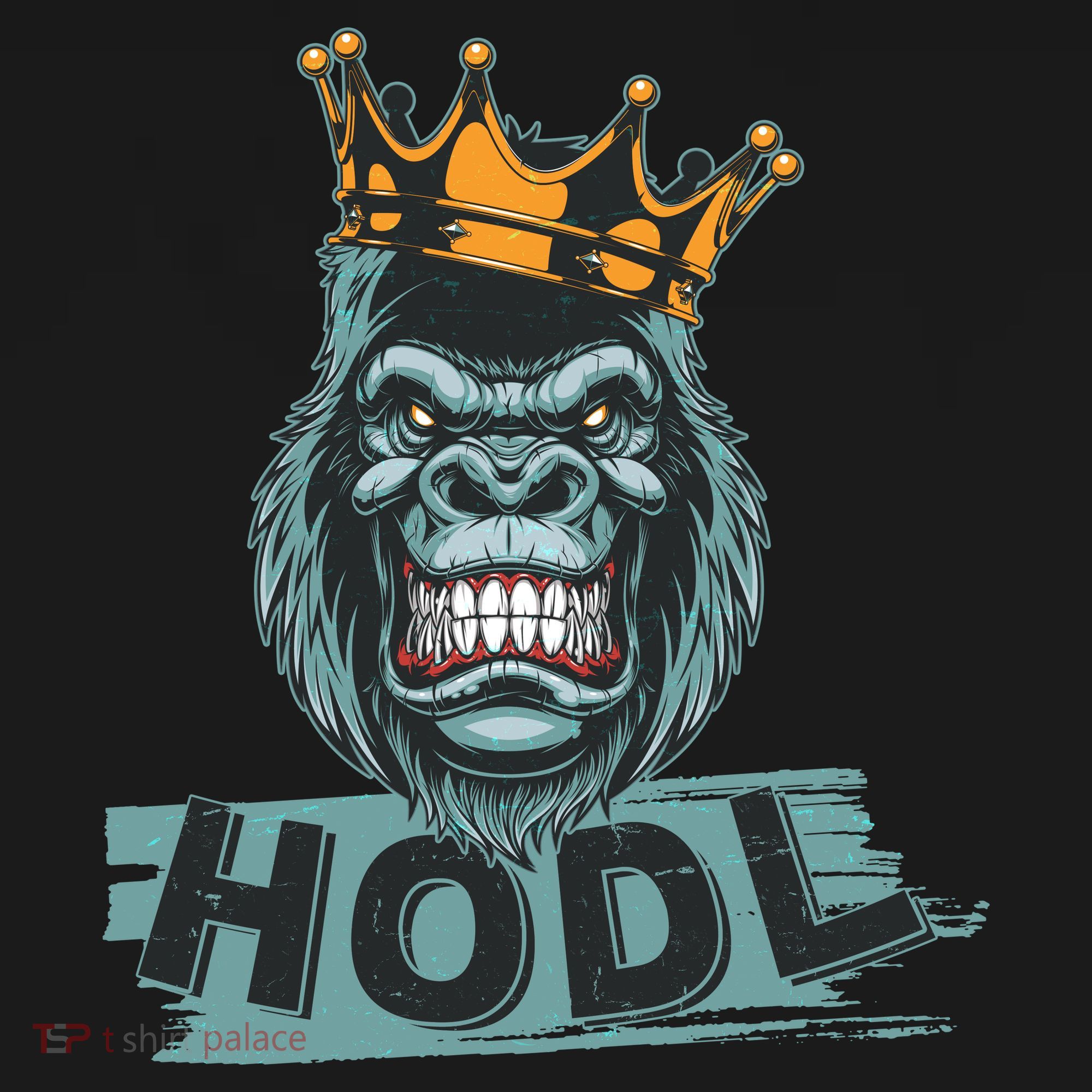 King Gorilla Apes HODL Wall Street Stock Market Mousepad