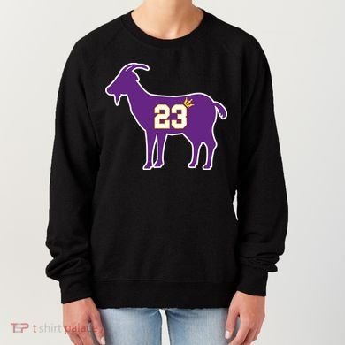 King LA Bron The Goat 23 Basketball Women's Sweatshirt