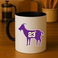 King LA Bron The Goat 23 Basketball Coffee Mug thumb 4