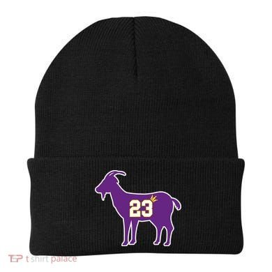 King LA Bron The Goat 23 Basketball Beanie