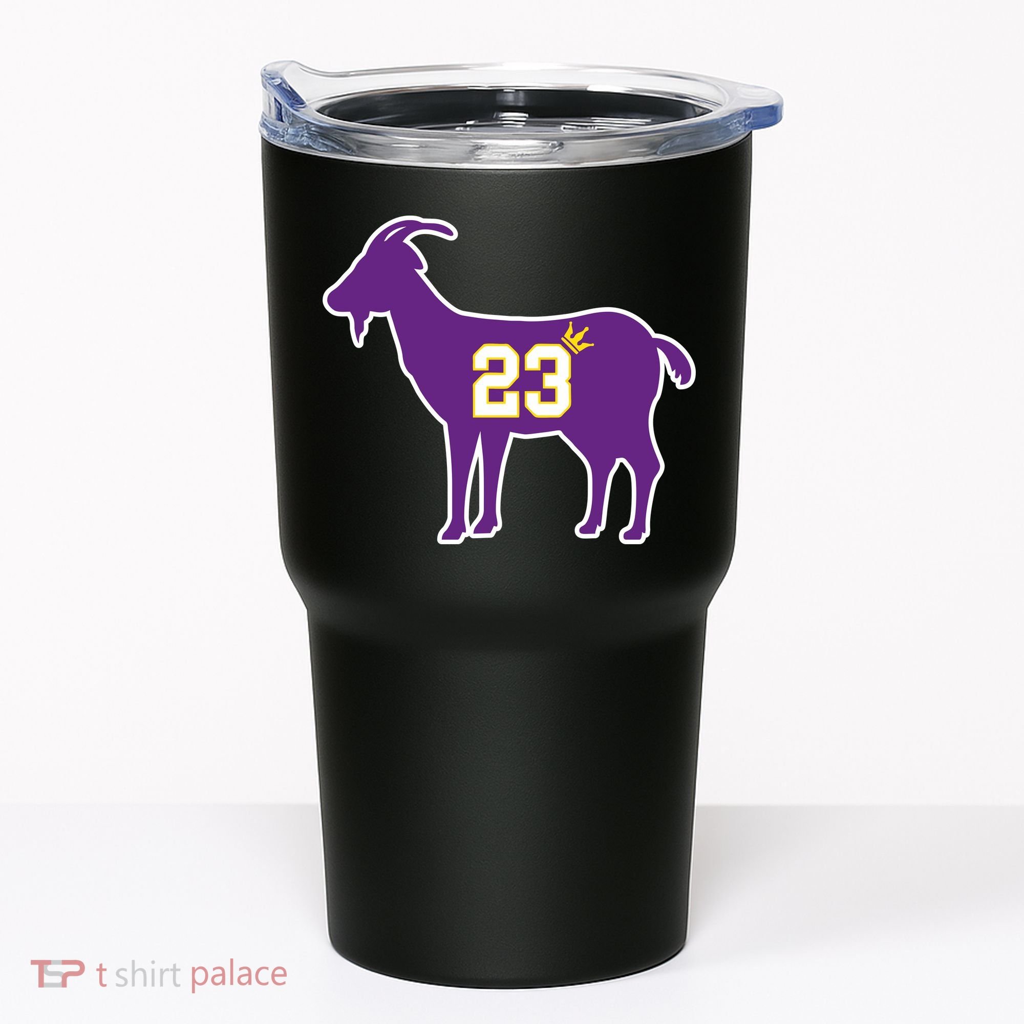 King LA Bron The Goat 23 Basketball Tumbler
