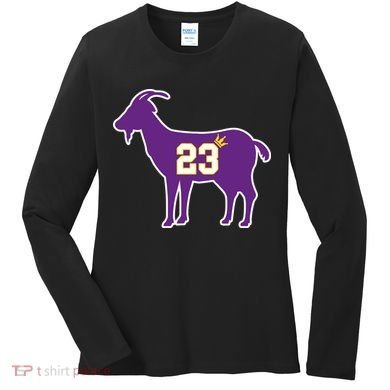 King LA Bron The Goat 23 Basketball Women's Long Sleeve Shirt