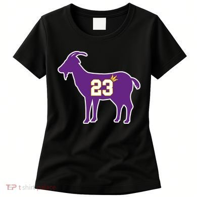 King LA Bron The Goat 23 Basketball Women's T-Shirt