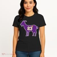 King LA Bron The Goat 23 Basketball Women's T-Shirt thumb 4