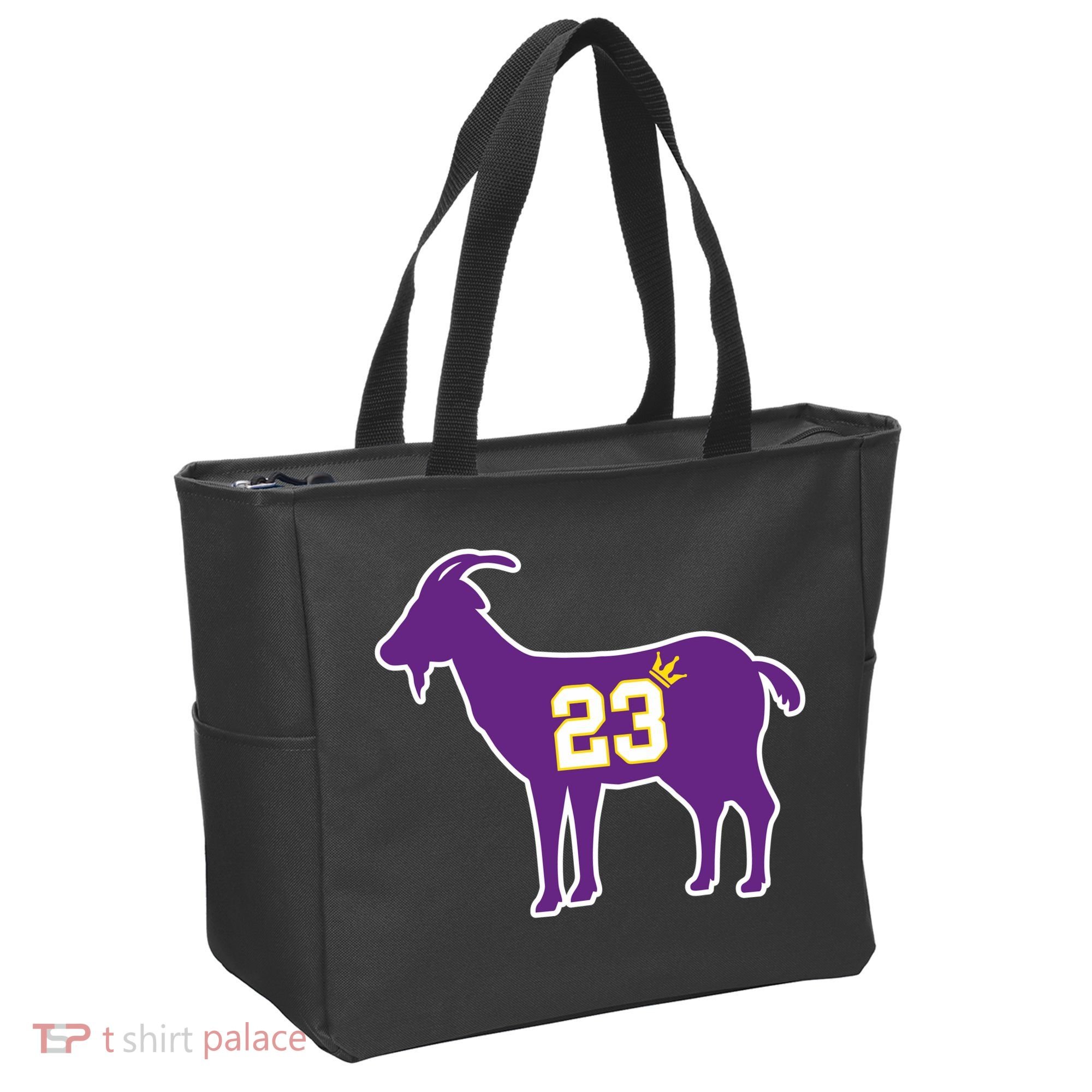 King LA Bron The Goat 23 Basketball Tote Bag