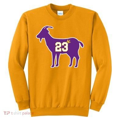 King LA Bron The Goat 23 Basketball Sweatshirt