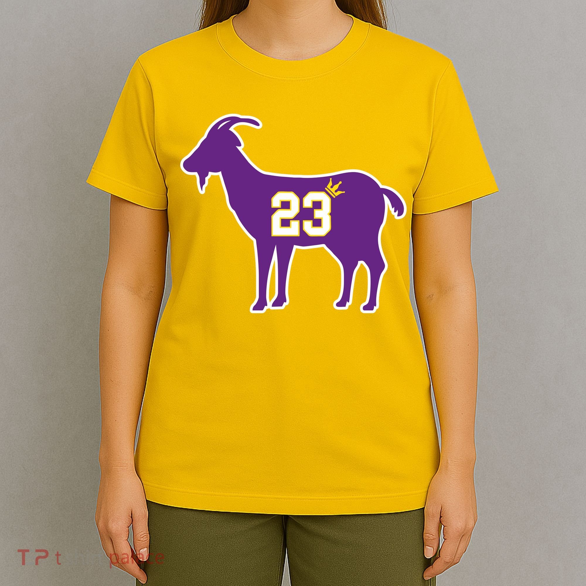 King LA Bron The Goat 23 Basketball T-Shirt