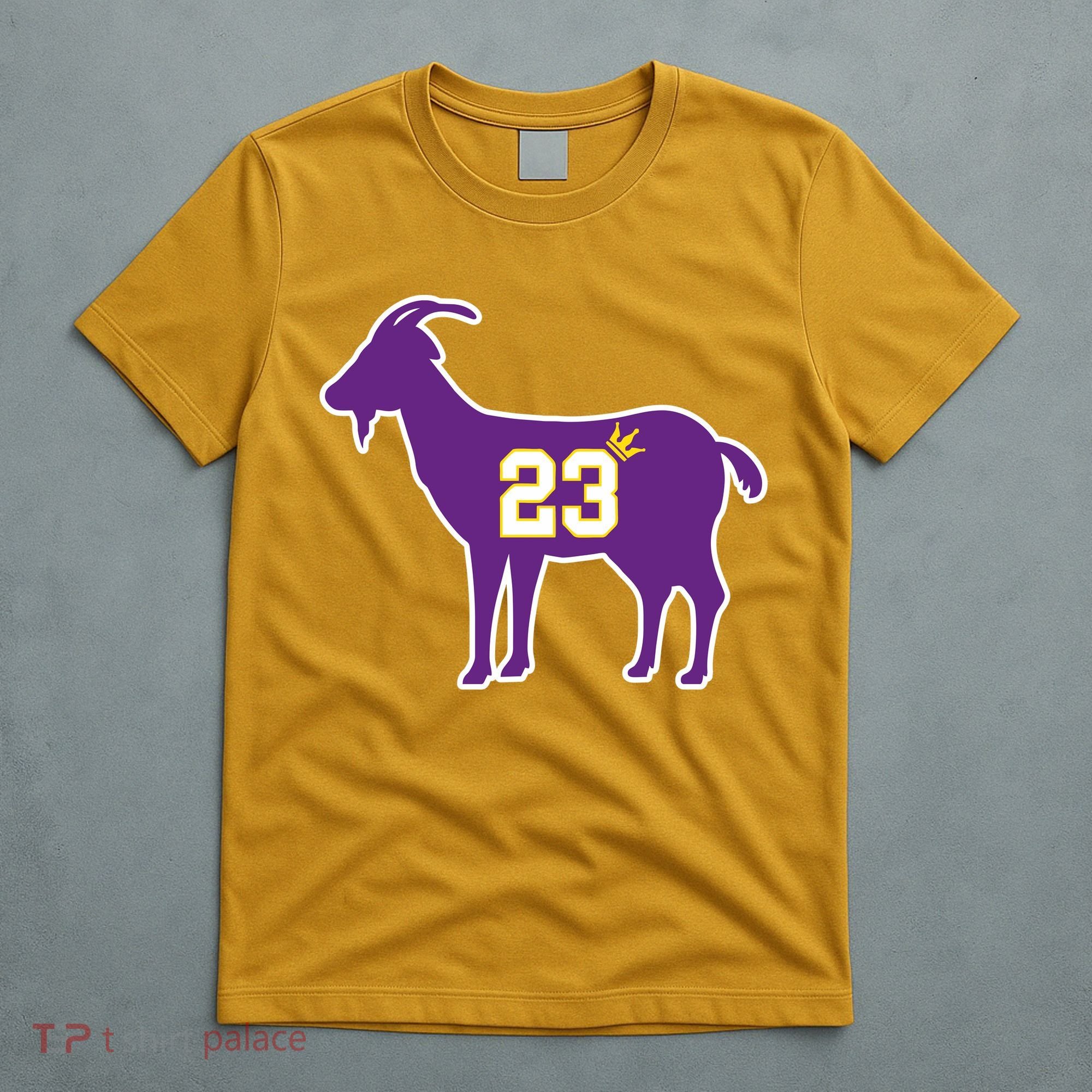 King LA Bron The Goat 23 Basketball T-Shirt