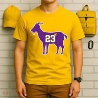King LA Bron The Goat 23 Basketball T-Shirt thumb 6