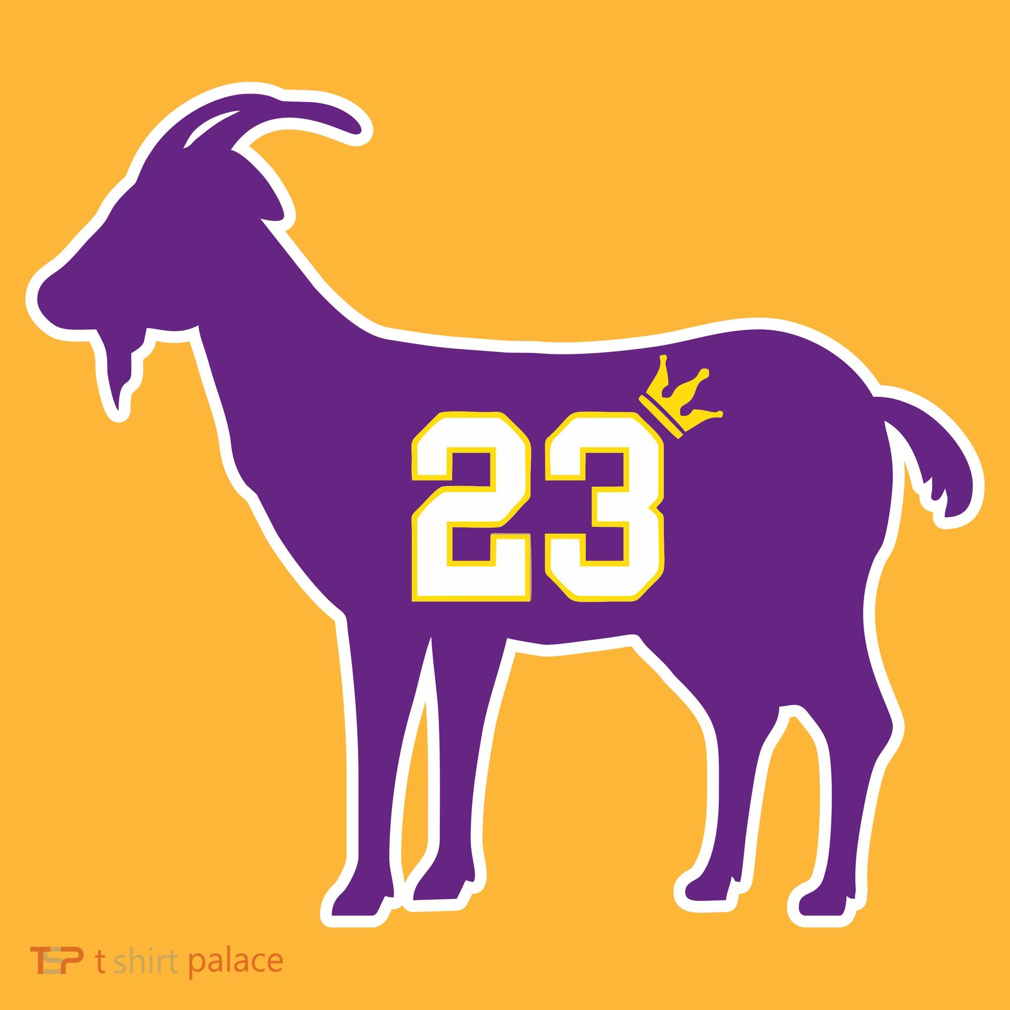 King LA Bron The Goat 23 Basketball Mousepad