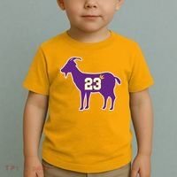King LA Bron The Goat 23 Basketball Toddler T-Shirt thumb 2