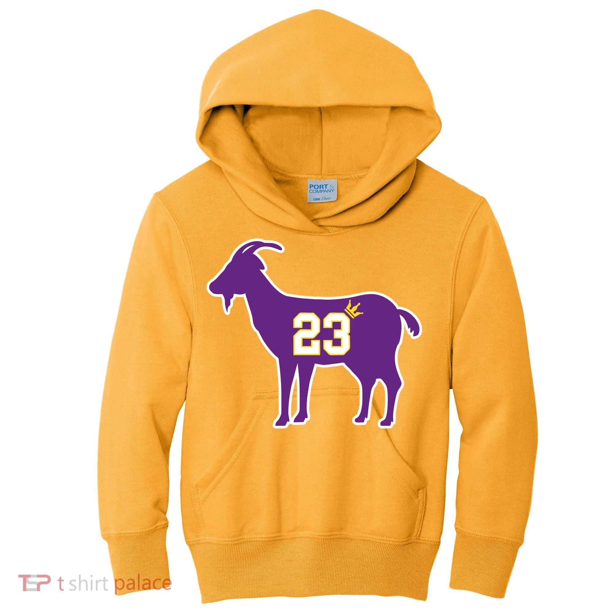 King LA Bron The Goat 23 Basketball Kids Hoodie
