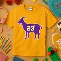 King LA Bron The Goat 23 Basketball Kids T-Shirt thumb 3