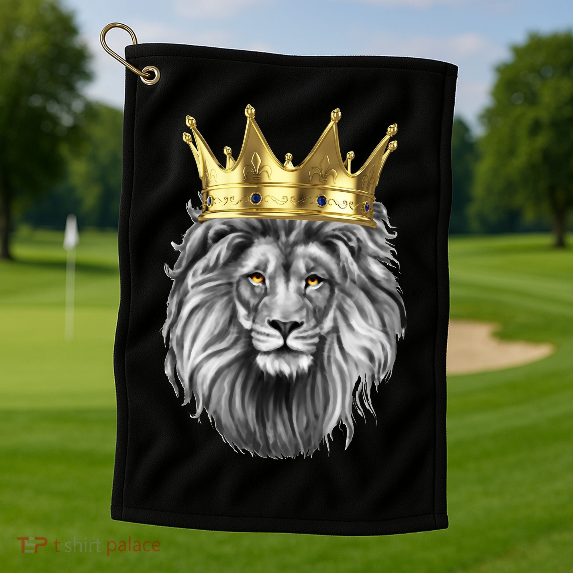 King Of Lions Golf Towel