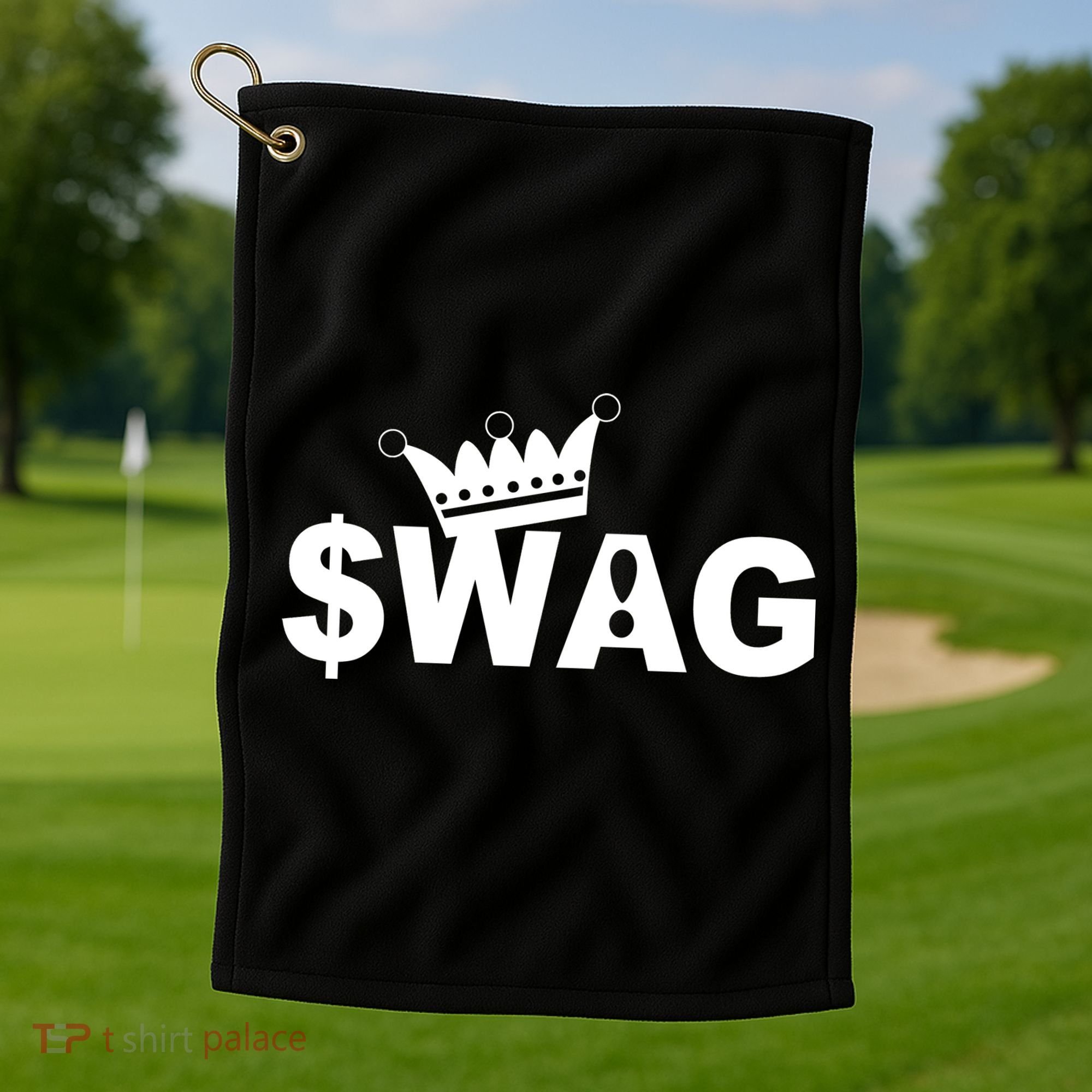 King Of Swag Golf Towel