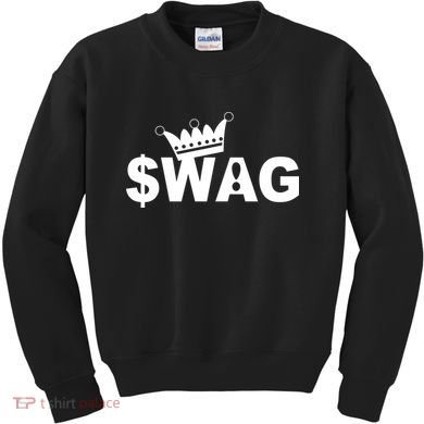 King Of Swag Kids Sweatshirt