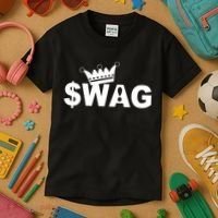 King Of Swag Kids T-Shirt thumb 3