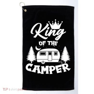 King Of The Camper Golf Towel