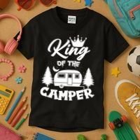King Of The Camper Kids T-Shirt thumb 3