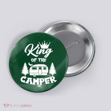 King Of The Camper Button
