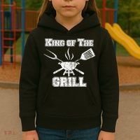 King Of The Grill Kids Hoodie thumb 3
