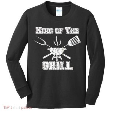 King Of The Grill Kids Long Sleeve Shirt