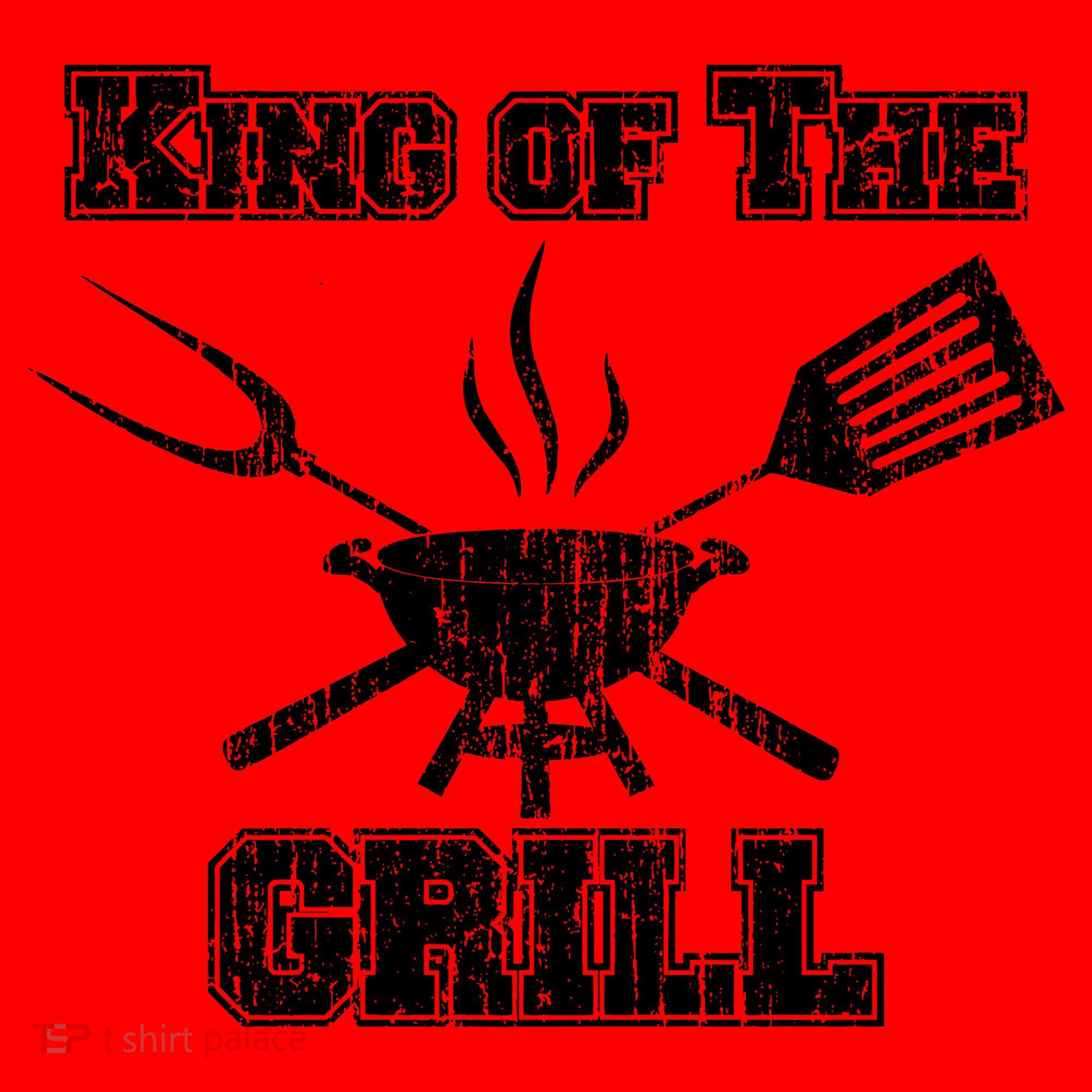 King Of The Grill Santa Hat