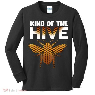 King Of The Hive Kids Long Sleeve Shirt