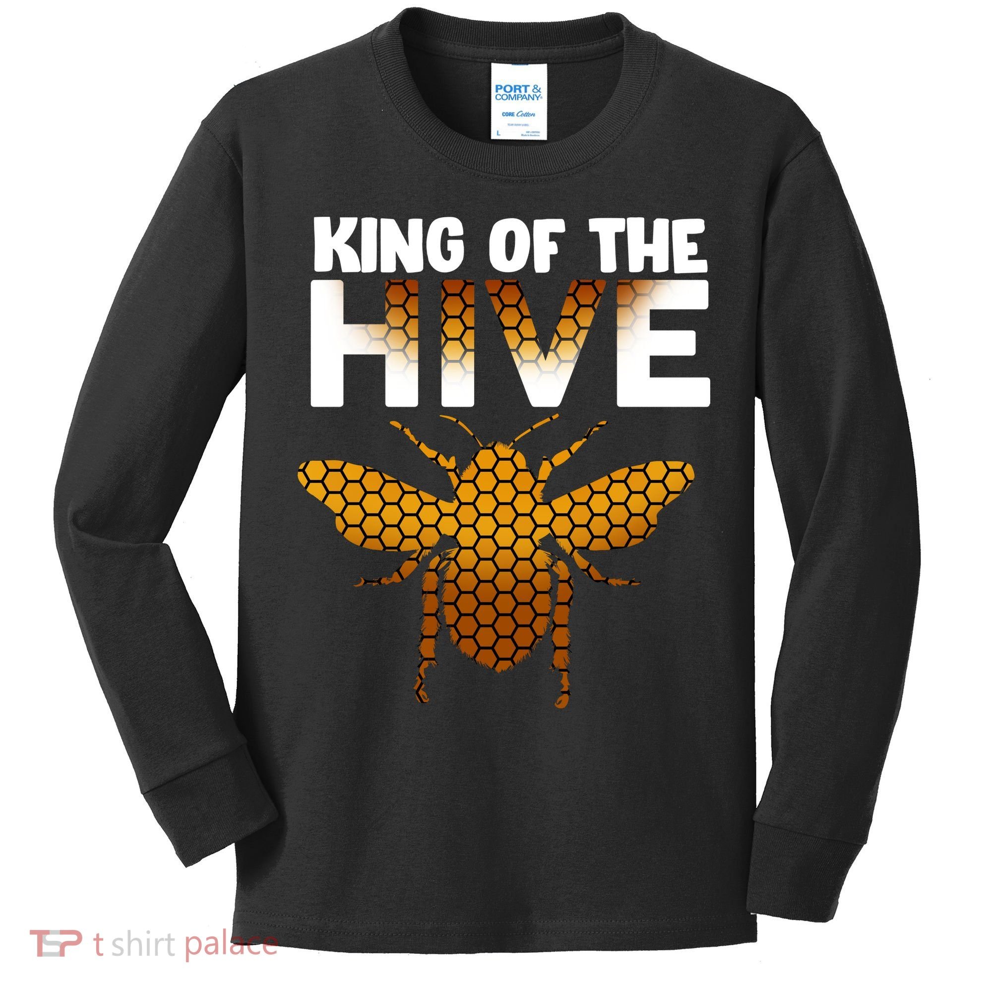 King Of The Hive Kids Long Sleeve Shirt