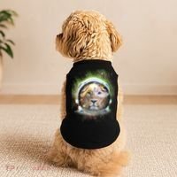 King Of The Universe Lion Space Astronaut Helmet Doggie Tank thumb 2