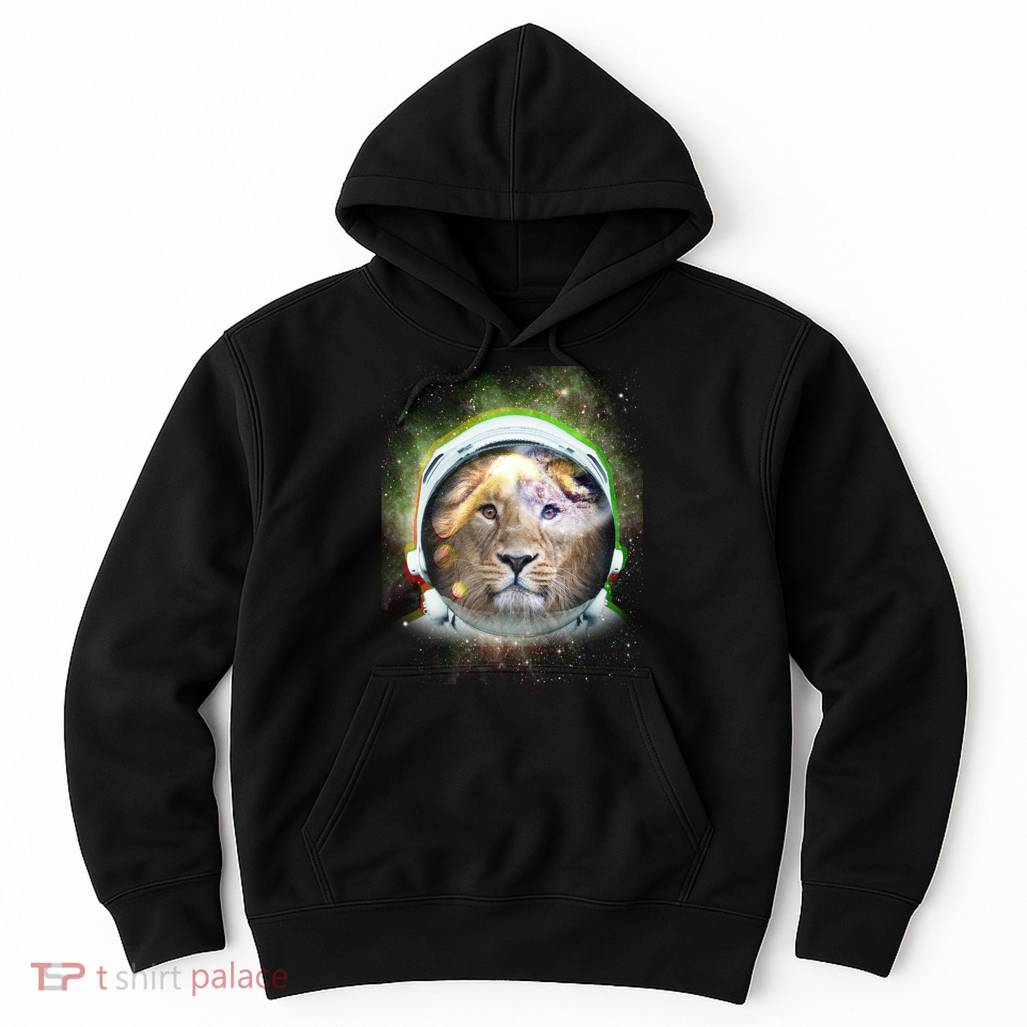 King Of The Universe Lion Space Astronaut Helmet Hoodie