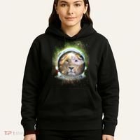 King Of The Universe Lion Space Astronaut Helmet Hoodie thumb 5