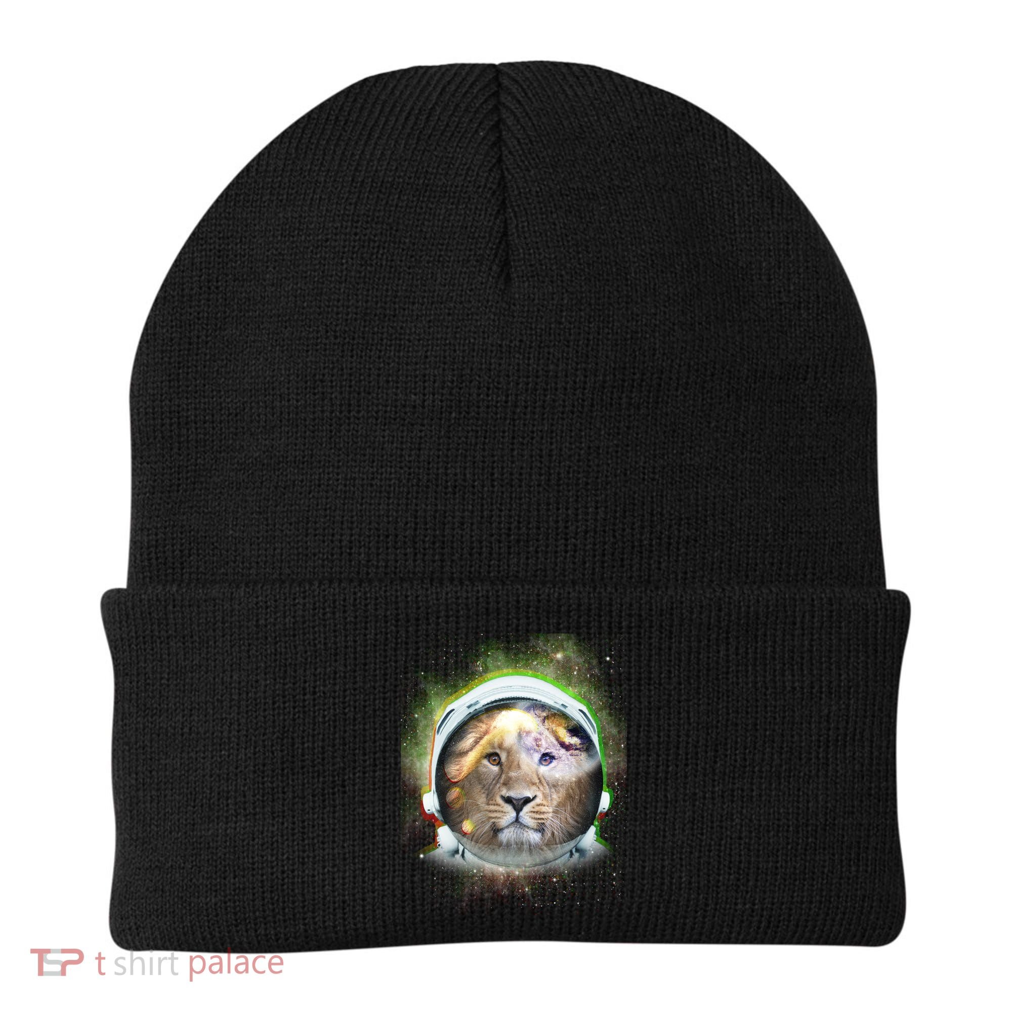 King Of The Universe Lion Space Astronaut Helmet Beanie