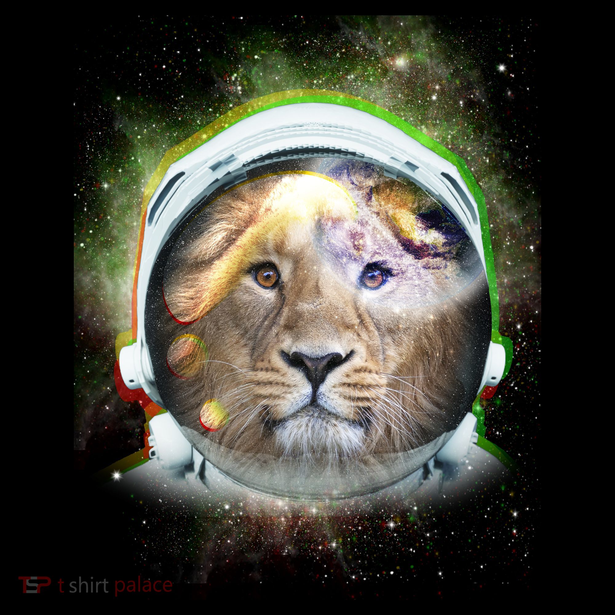 King Of The Universe Lion Space Astronaut Helmet Women's Hoodie