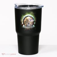 King Of The Universe Lion Space Astronaut Helmet Tumbler thumb 0