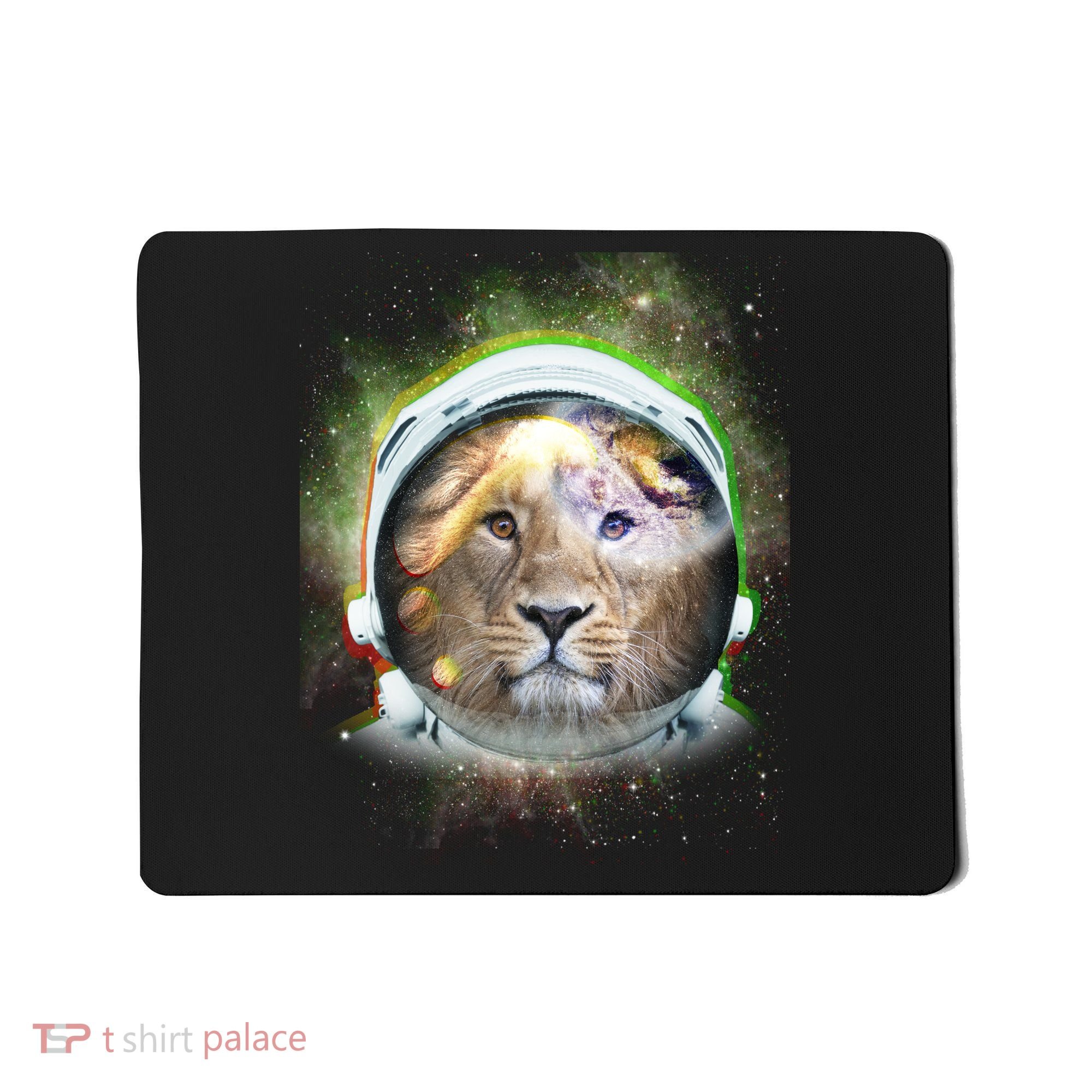 King Of The Universe Lion Space Astronaut Helmet Mousepad