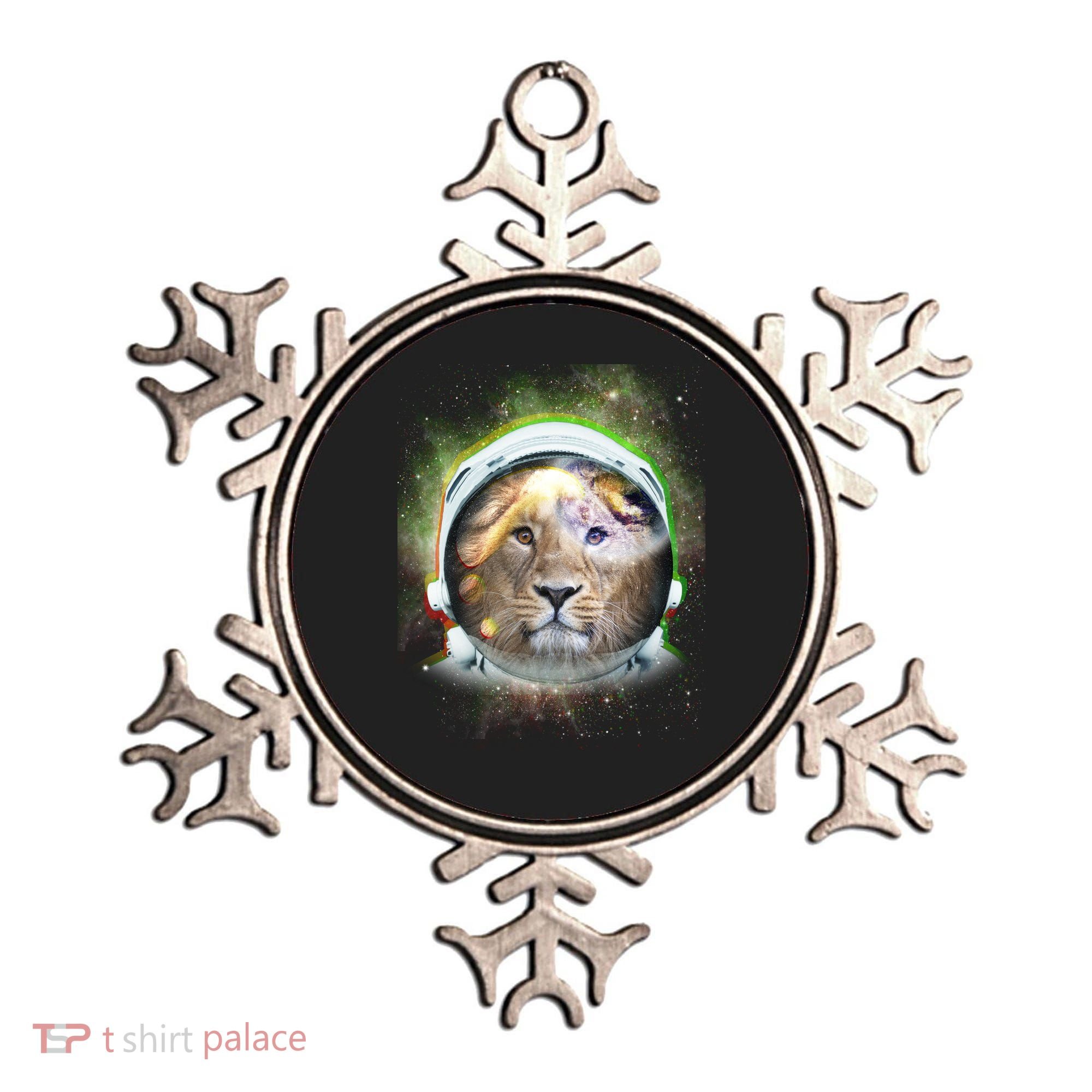 King Of The Universe Lion Space Astronaut Helmet Ornament