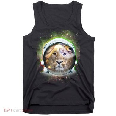 King Of The Universe Lion Space Astronaut Helmet Tank Top