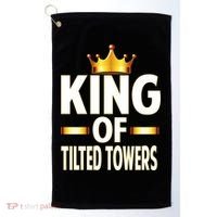 King Of Tilted Towers Golf Towel thumb 0