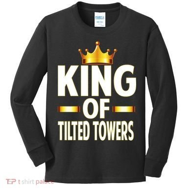 King Of Tilted Towers Kids Long Sleeve Shirt