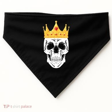 King Skull USA-Made Doggie Bandana