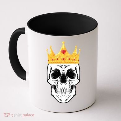 King Skull Coffee Mug