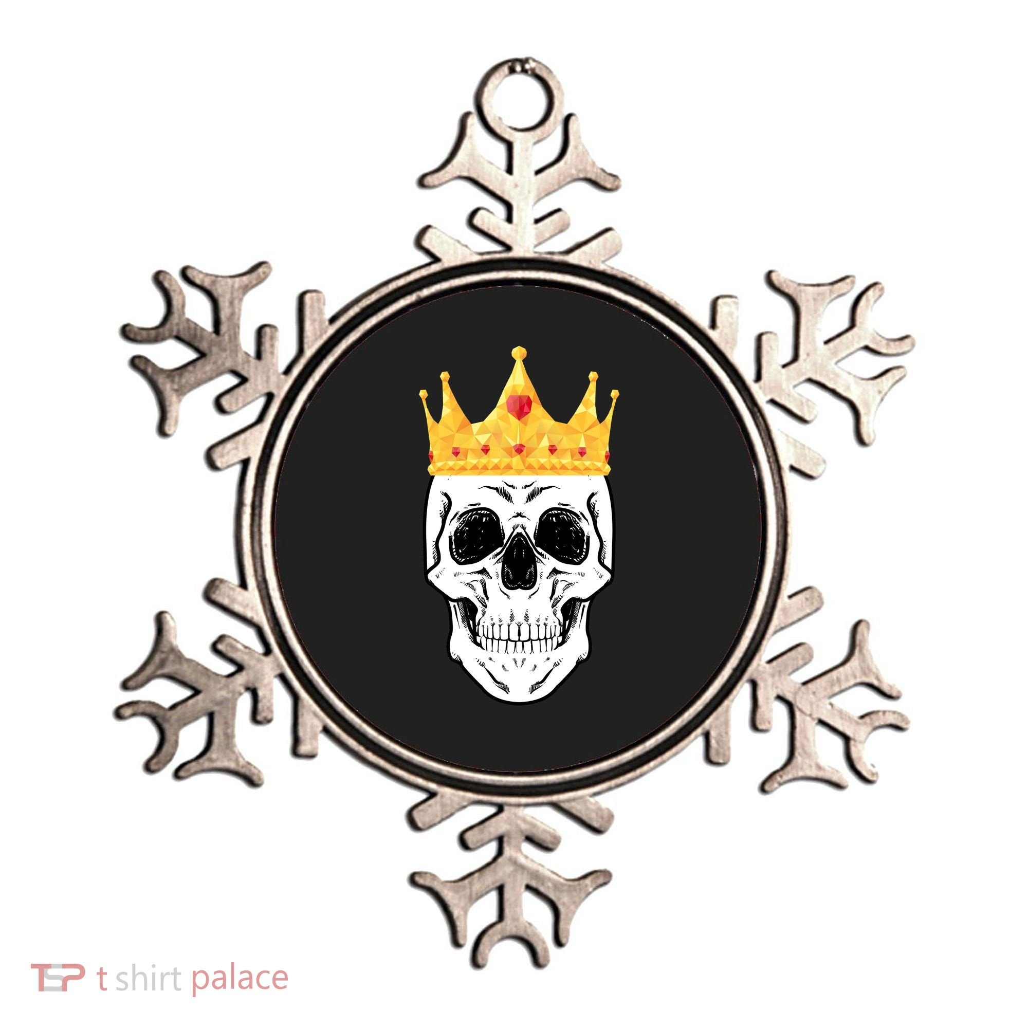 King Skull Ornament